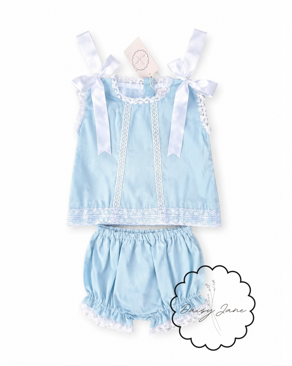 RTS Blue Lace Bloomer Set