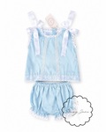 RTS Blue Lace Bloomer Set