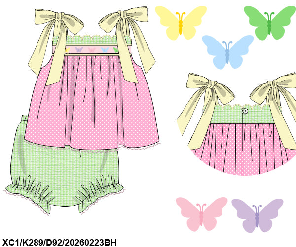RTS Butterfly Garden Bloomer Set