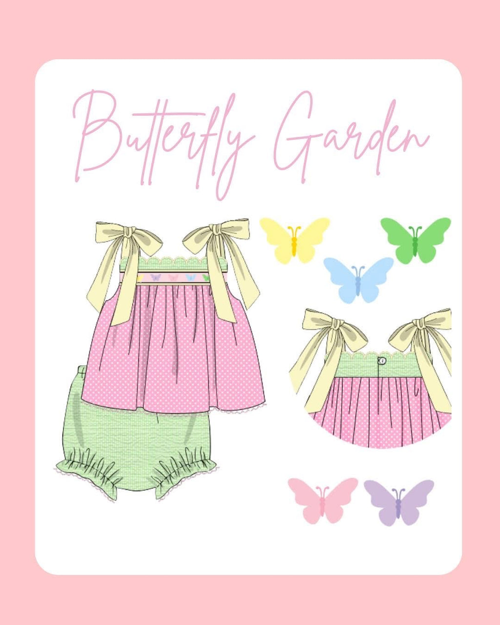 RTS Butterfly Garden Bloomer Set