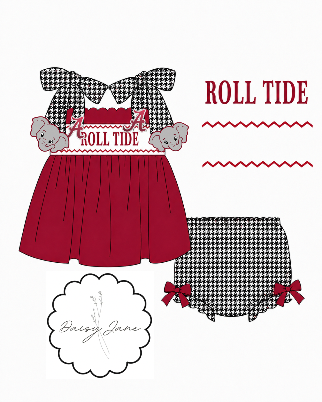 Roll Tide Bloomer Set