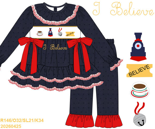 Pre-order I Believe Pants Set