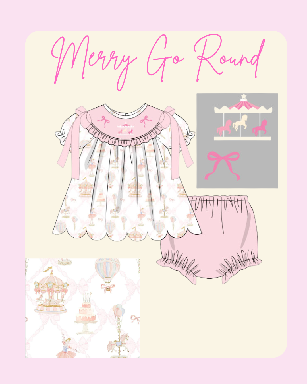 RTS Merry Go Round Bloomer Set