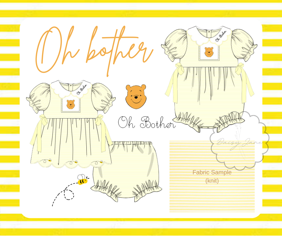 Pre-Order Oh Bother Diaper Set