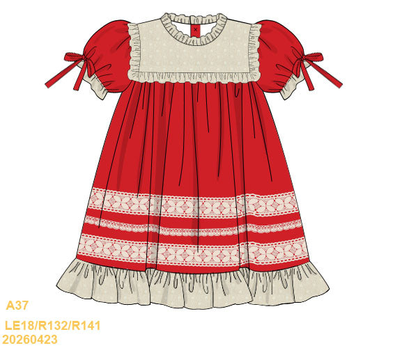 Pre-order Vintage Christmas Heirloom Dress