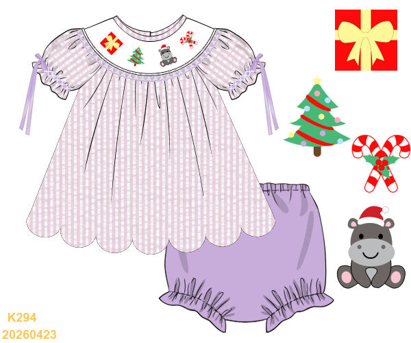 Pre-Order Hippo Diaper Set