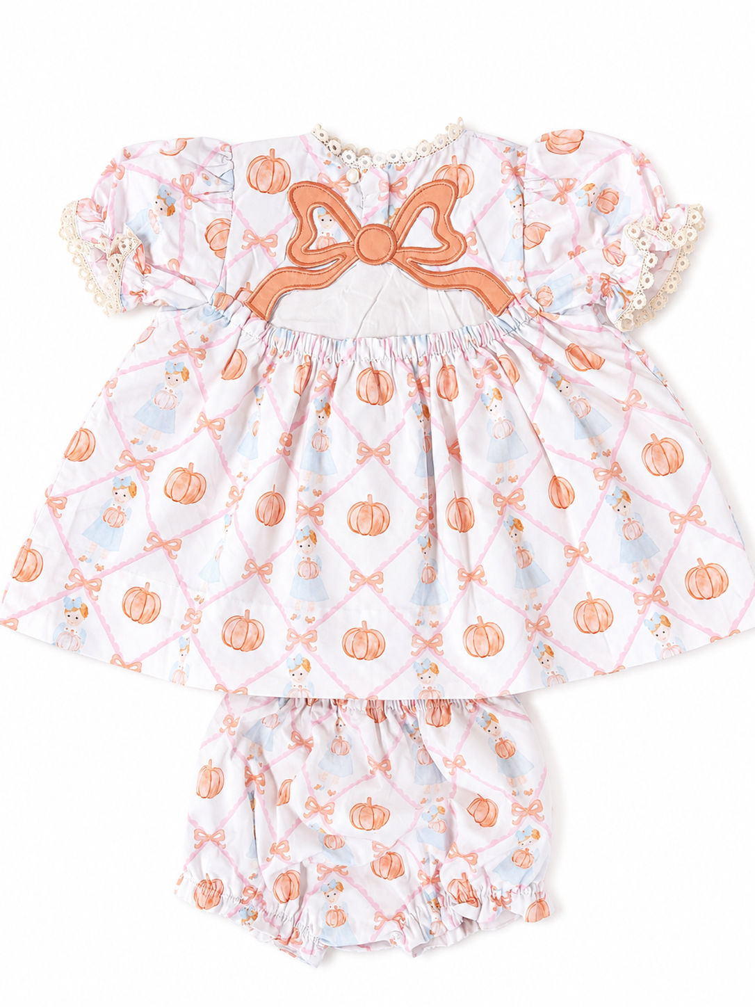 RTS Olivia’s Pumpkins Diaper Set