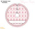 Pre-Order Custom Name Pink Christmas Tree Skirt